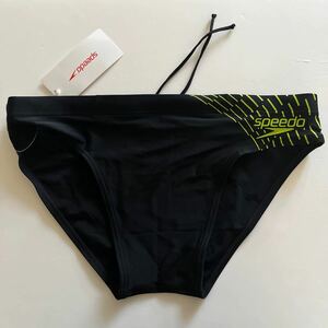 speedo スピード　競泳水着　50 競パン メンズスイムウエア　メンズフィットネススイム　スイムビキニ　ブラック　黒　男性水着 