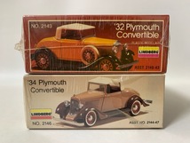 ☆LINDBERG【’32 & ’34 Plymouth Convertible 2台セット】MOPAR/プリムス/クライスラー/モパー/リンドバーグ 1/32（未開封）☆_画像4