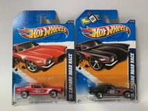 ☆Hot Wheels HW PERFORMANCE ’12【’70 CAMARO ROAD RACE 色違い2台セット】CHEVROLET/Chevy/シボレー/カマロ/サメカマ 1/64（未開封）☆_画像1