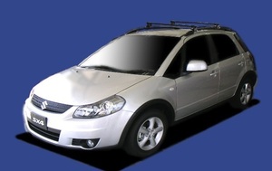 ☆TUFREQシステムキャリア ＳＸ４ YA11S/YB11S/YA41S/YB41S ルーフレール付車用 ベースキット1台分