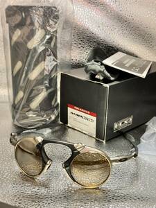 希少★新品同様 OAKLEY MADMAN オークリー マッドマン Plasma/Tungsten Iridium Polarized 偏光レンズ （箱、書類全て有り） x-metal