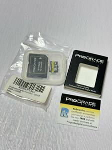 極美品★ ProGrade Digital microSDXC UHS-II V60 GOLD 128GB 250MB/s プログレードデジタル 正規輸入品 プログレード SDカード