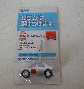 SECOM セコム☆ホームセキュリティカー セコムカー 社用車【ミニカー型クリップメモスタンド☆クリップ脱着可】非売品☆未使用・自宅保管品