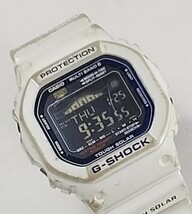 ジャンク 腕時計 CASIO G-SHOCK TOUGH-SOLAR MULTI-BAND6 GWX-5600C 20Bar ホワイト 純正バンド _画像1