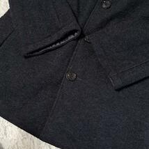 INTERMEZZO インターメッツォ 美品メンズ リバーシブル 中綿コート ジャケット 黒 LL コート 大きいサイズ ナイロン ビジネス ブラック_画像5