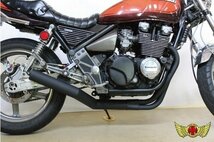 バイク用品 MADMAX製 機械曲げ ショート管マフラー KAWASAKI カワサキ ゼファー400/χ(ZR400C) ブラック/インナーサイレンサー付属 ZEPHYR_画像5