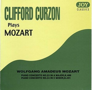 クリフォード・カーゾン：モーツァルトピアノ協奏曲第23,24番、1975年、1979年、ライヴ。
