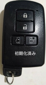 初期化済トヨタ純正 スマートキー4ボタンアルファードノア ヴォクシー基盤番号231451-0120 007-AC0146 14FAE 新品電池サービス③