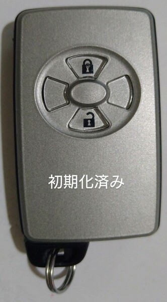 初期化済 トヨタ純正 スマートキー2ボタンカローラ アリオン アクシオ 基盤番号271451-0500 新品電池サービス②