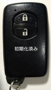 初期化済トヨタ純正 スマートキー 2ボタンプリウ スアクア基盤番号271451-5300 新品電池サービス⑨