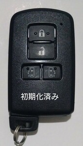 初期化済トヨタ純正 スマートキー4ボタンアルファードノア ヴォクシー基盤番号231451-0120 007-AC0146 14FAE 新品電池サービス⑤