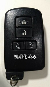 初期化済トヨタ純正 スマートキー4ボタンアルファードノア ヴォクシー基盤番号231451-0120 007-AC0146 14FAE 新品電池サービス ⑫