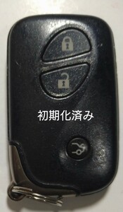 初期化済トヨタ レクサス純正3ボタンスマートキー 基盤番号271451−0310新品電池サービス⑧
