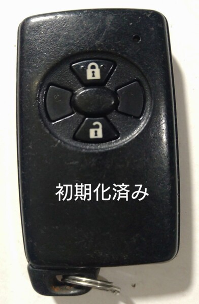 初期化済トヨタ純正 スマートキー 2ボタン ヴィッツ オーリス ルミオン 基盤番号271451-0500 新品電池サービス⑨