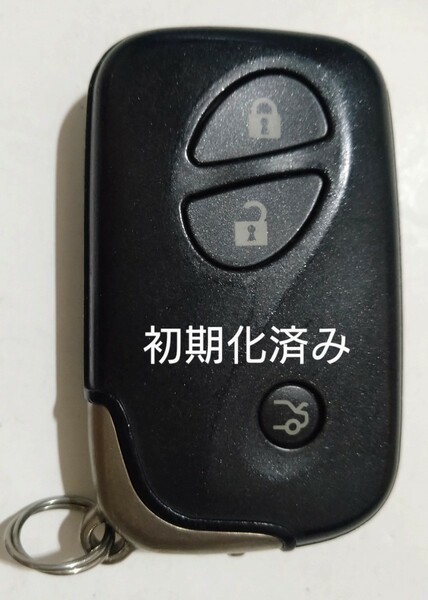 初期化済トヨタ レクサス純正3ボタンスマートキー 基盤番号271451−0310新品電池サービス④