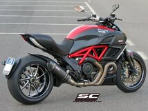 【国内在庫】SC-PROJECT SCプロジェクト オーバル スリップオンサイレンサー (バッフル付属) DUCATI ドゥカティ DIAVEL ディアベル '11-17_画像2