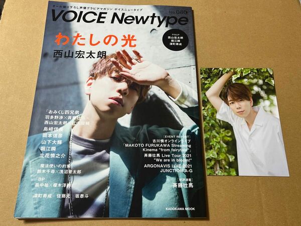 VOICE Newtype No.080 西山宏太朗　アニメイト特典付き