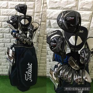 超豪華☆タイトリスト 917D2 CB FORGED VOKEY等 男性用ゴルフクラブ タイトリストセット☆タイトリスト製 新品キャディバッグ付