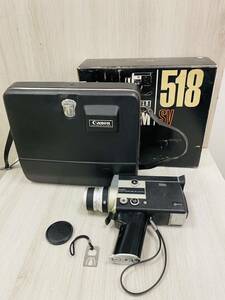 綺麗品 Canon キャノン AUTO ZOOM 518 SV Super 8 8mm フィルムカメラ 動作未確認 ケース付き