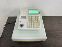 動作確認済み CASIO カシオ TE-300 電子 レジ レジスター 2012年製 店舗 ホワイト (3)_画像1