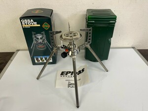 【 未使用 】GSSA STOVE-S1008 シングルストーブ シングルバーナー EPIgas EPIガス イーピーアイガス 説明書 元箱付