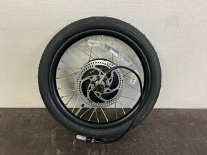 【 美品　】 前輪駆動 36V 電動自転車用 XF04A モーター内蔵 ディスクブレーキ 電動アシスト自転車