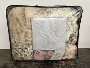 未使用品！最高級羽毛ふとん 浪漫 S シングル バイオシル 抗菌防臭加工 水鳥羽毛100% サイズ 150cm×210cm 羽毛 掛け布団 布団カバー付 (1)