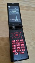 美品 動作ok ドコモ docomo FOMA SH-09C バカラ ルビー_画像3