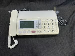 ［2012年製］SHARP シャープ デジタルコードレスファクシミリ UX-310CL-W UX-B310 電話機 親機 ゆ