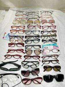 2C-3C60 眼鏡　サングラス　眼鏡フレーム　老眼鏡　等　色々まとめて　まとめ売り　大量　1c