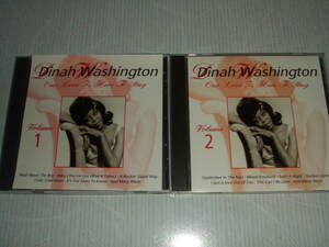 輸入盤CD2種類★ダイナ ワシントン.DINAH WASHINGTON★OUR LOVE IS HERE TO SYAY★程度良好で送料無料！！！