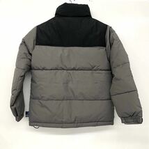 新品■PENFIELD ペンフィールド キッズ ジャケット 130 チャコール グレー 撥水 胸元ロゴ_画像3