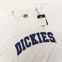 新品■ディッキーズ Dickies メンズ 半袖シャツ XL ホワイト×ネイビー 大きいサイズ_画像2