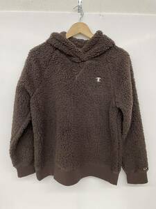 新品■チャンピオン champion レディース ボアパーカー S ブラウン もこもこ