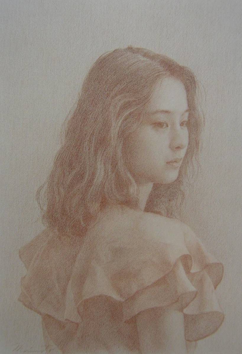 森本草介、【ゆかた姿】、希少画集・額装画、新品高級額、マット額装付の通販 by shion's shop｜ラクマ