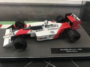 マクラーレン　ホンダ　MP4/4 マルボロ仕様　アイルトン　セナ　1988年　1/43 - Deagostini F1マシンコレクション　デアゴスティーニ