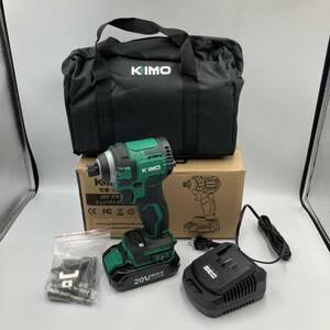 【訳あり】KIMO QM-3602B 20V ブラシレス 充電式インパクトドライバー/Y14658-S2