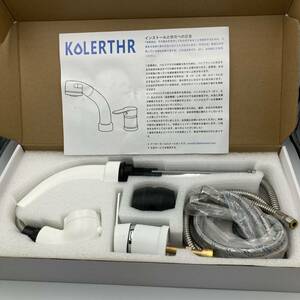 【未検品】KOLERTHR 洗面用水栓 洗面台蛇口 シングルレバー混合水栓 ツーホール式水栓/Y14895-U2