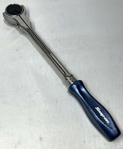 新品未使用　Snap-on ラウンドヘッド　スイベルラチェット　限定 クラシックグリップ　メタリックブルー　FHNFD100 3/8　snapon