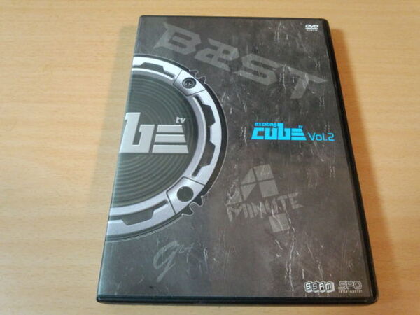 DVD「エキサイティングCUBE TV Vol.2」韓国K-POP BEAST 4Minute G.NA●