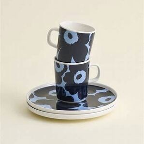 《送料無料》マリメッコ ウニッコ ペアセット マグカップ 250ml & プレート 20cm ※未使用※ #072293-155 #北欧食器 #Unikko