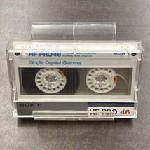 1028 ソニー HF-PRO 46分 ノーマル 1本 カセットテープ/One SONY HF-PRO 46 Type I Normal Position Audio Cassette_画像4