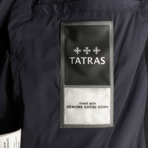 ■タトラス「TATRAS×SHIPS 」別注WOOL KRAZ ウールダウンジャケット NAVY 【ギャランティーカード付】_画像8