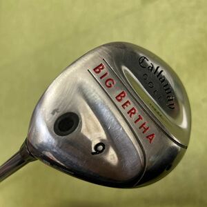 Y208 キャロウェイ BIG BERTHA 9W 23° レフティー 純正カーボンR