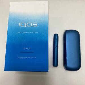 1円スタート　IQOS DUO アイコス デュオ RYO LIMITED EDITION アクアブルー 喫煙具 電子タバコ