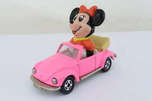 Disney VW BEETLE ワーゲン ビートル ミニーマウス トミカコピー? 箱無 ヨコ