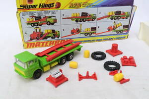 matchbox Super Kings CARGO HAULER AND PALLET LOADER パレットローダー 箱付 イギリス製 ニニレ