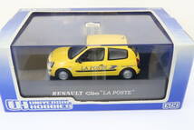 UNIVERSAL HOBBIES RENAULT Clio LA POSTE ルノー クリオ (ルーテシア) 郵便車 箱付 1/43 イハレ_画像5