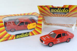 solido RENAULT 18 SAPEURS POMPIERS VILLE de PARIS ルノー 箱付 2台 1/43 フランス製 イクレ