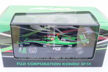 EBBRO FUJI COAPORATION KONDO SF14 J.Rossiter KONDO Racing 箱付 1/43 イナミ_画像5